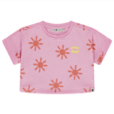 Babyface Girls Neon Pink Short Sleeve Tee + Short Set