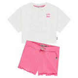 Babyface Girls Miami Beach Short Sleeve Tee + Short Set