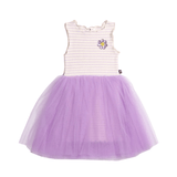 Petite Hailey Daisy ST Tutu dress (Purple)