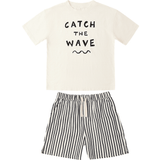 Rylee + Cru Catch the Wave Tee and Striped Short Set