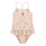 Rylee + Cru Tori Skirted One Piece Bathing Suit (Petal Gingham)