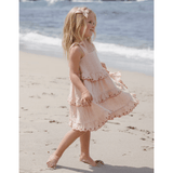 Rylee + Cru Ruffled Swing Dress (Petal Gingham)