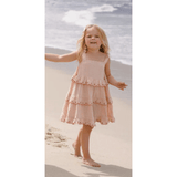 Rylee + Cru Ruffled Swing Dress (Petal Gingham)