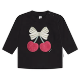 HUXBABY Cherry Bow Top + Leopard Leggings