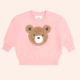 Huxbaby Furry Huxbear Sweatshirt and Pant - Vintage Pink