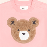 Huxbaby Furry Huxbear Sweatshirt and Pant - Vintage Pink