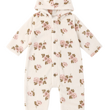 Rylee & Cru Fleece Jumpsuit Rose Garden