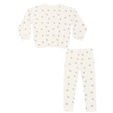 Rylee & Cru Spongey Knit Set Butterfly Ditsy