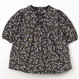Play Up Printed Woven Dress - Navy Floral