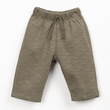 Play Up Jersey Dinosaur Sweater + Pant Set - Olive/Stone
