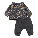 Play Up Floral Woven Shirt and Trousers Set