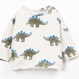 Play Up Printed Dino L/S Tee