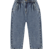 Rylee & Cru Cheyenne Cardigan (Floral Jacquard)/Jean (Indigo Denim) Set