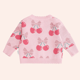 Huxbaby Cherry Pie Scalloped Knit Cardi