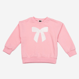 Petite Hailey Lulu Bow Sweatshirt & Legging Set (Pink)