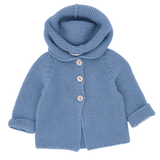 Li & Me Peter Knit Hooded Cardigan (Blue)
