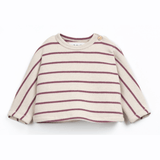 Play Up Striped Jersey Sweater and Pant Set (Rose)