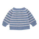 Li & Me Phillips Knit Stripe Sweater & Jacob Pant Set (Ocean)