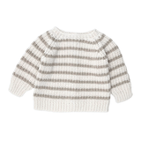 Li & Me Phillips Knit Stripe Sweater & Jacob Pant Set (Cream)