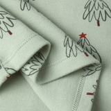 Rylee + Cru Organic Long Sleeve Pajama Set - Trees (Pistachio)