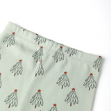 Rylee + Cru Organic Long Sleeve Pajama Set - Trees (Pistachio)