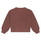 Babyface Girls Knitted Pullover Sweater (Desert Rose)