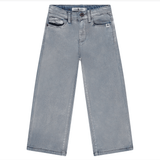 Babyface Stains & Stories Girls Denim Wide Leg (Silver Coated)