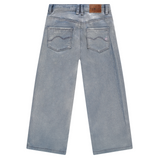 Babyface Stains & Stories Girls Denim Wide Leg (Silver Coated)