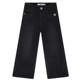 Babyface Stains & Stories Girls Denim Wide Leg - Dark Grey Denim