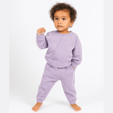 Paige Lauren Eco-Fleece Tie Dye Loungewear Set (Lavender)