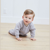 Paige Lauren Eco-Fleece Sweatshirt and Sweatpant Loungewear Set (Gray)