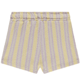 Babyface Baby Girls Short Sleeve Tee (purple) and Short Set (buttercup)