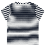 Babyface Baby Boys Striped Tee + Short Set (Heavy Blue)