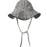 Rylee & Cru Swim Hat Black Gingham