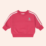 Huxbaby Cherry Racer Stripe Sweatshirt and Trackpant Set