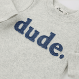 Oh Baby! Denim Dude Ribbed Applique L/S Set