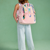 State Bag Kane Double Pocket Backpack in Paint Wave