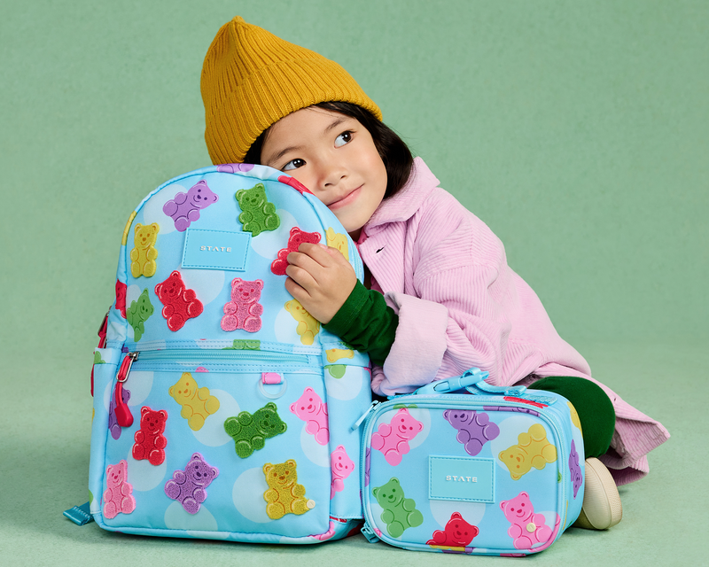 STATE Bags Kane Mini Kids Backpack Gummy Bears Print