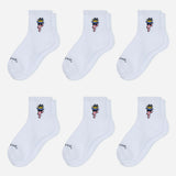 GOAT Freedom Sock (6x) - Youth (White)