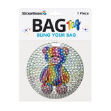 StickerBeans Pastel Bear Bag Tag