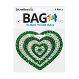 StickerBeans Green Spirit Bag Tag