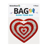 StickerBeans Red Spirit Bag Tag