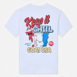 Goat USA White Keep it Chill T-Shirt