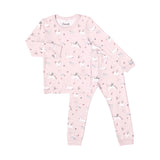 Coccoli L/S Modal Pajama - Unicorns/Pink