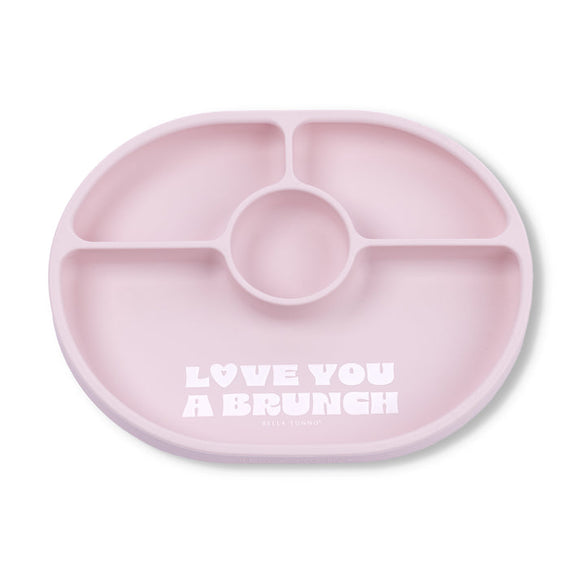 Bella Tunno Love you a Brunch Wonder Plate (Pink)