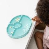 Bella Tunno Get in My Belly Wonder Plate (Teal)