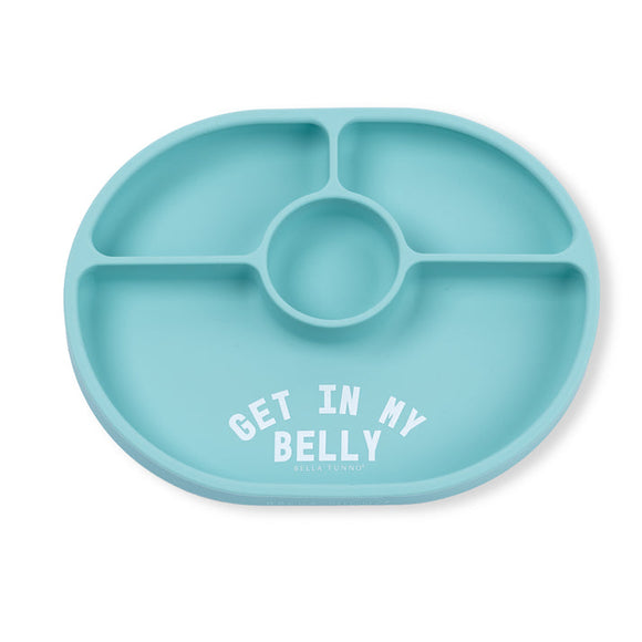 Bella Tunno Get in My Belly Wonder Plate (Teal)