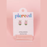 Pink Tulip Charms
