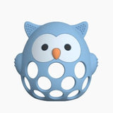Three Hearts Silicone 3D Owl Teether