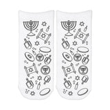 Living Royal Hanukkah Coloring Socks